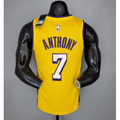 Maillot ANTHONY#7 Lakers Jaune