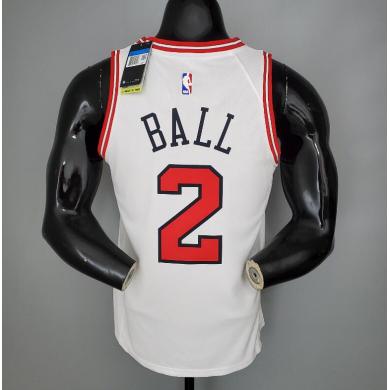 Maillot BALL#2 Chicago Bulls blanc