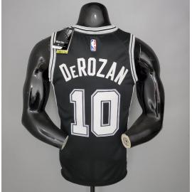 Maillot DeROZAN#10 Spurs Black