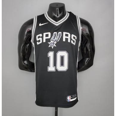 Maillot DeROZAN#10 Spurs Black