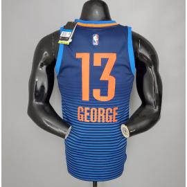 Maillot GEORGE#13 Thunder Blue Stripes