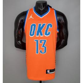 Maillot GEORGE#13 Thunder Jordan