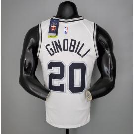 Maillot GINOBILI#20 Spurs blanc