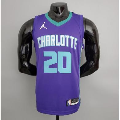 Maillot Hornets Hayward#20 Purple