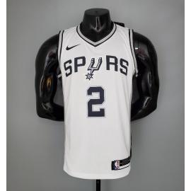 Maillot LEONARD#2 Spurs blanc