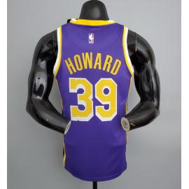 Maillot Lakers Howard#39 Crew Neck Purple