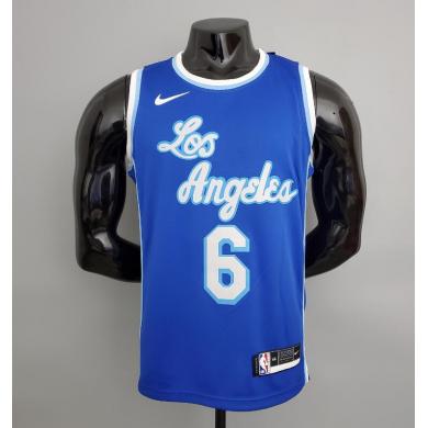 Maillot Lakers James#6 Latin Night