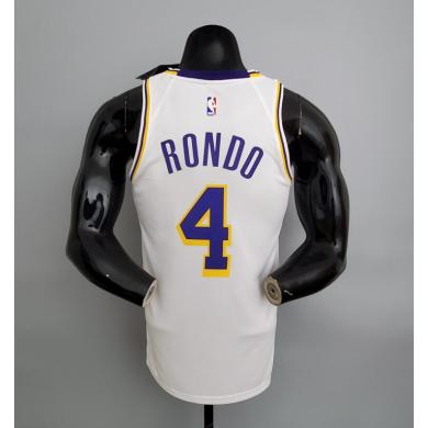 Maillot Lakers Rondo#4 Crew Neck