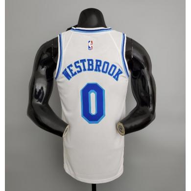 Maillot Lakers Westbrook#0 Latin Night blanc