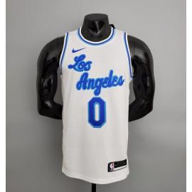 Maillot Lakers Westbrook#0 Latin Night blanc