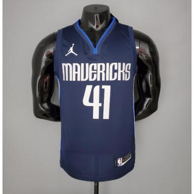 Maillot NOWITZKI#41 Lone Ranger JORDAN Theme Limited Edition