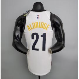 Maillot Nets Aldridge #21 graffiti