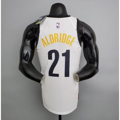 Maillot Nets Aldridge #21 graffiti