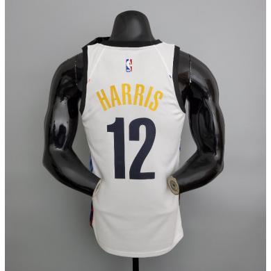 Maillot Nets Harris #12 graffiti