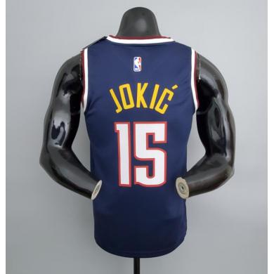 Maillot Nuggets Jokic #15 Navy