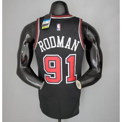 Maillot RODMAN#91 Chicago Bulls black