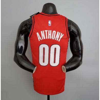 Maillot Trail Blazers Anthony #00 red