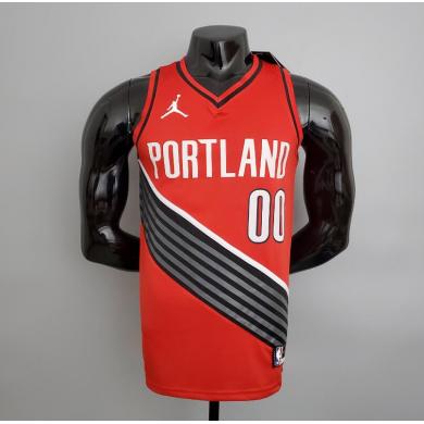 Maillot Trail Blazers Anthony #00 red