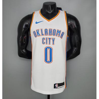 Maillot WESTBROOK#0 Thunder blanc