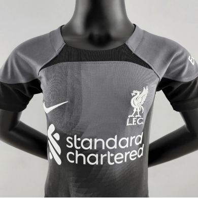 Maillot Liverpool Fc Goalkeeper 2022/23 Noir Enfant