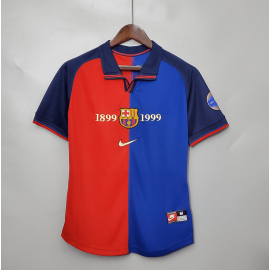 Maillot Retro Barcelona 100th ANNIVERSAIRE Domicile