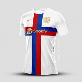 Maillot Barcelona 2022 Blanc