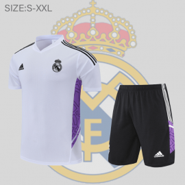 Maillot Entrenamiento Real Madrid 22/23 Blanc Púrpura