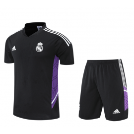 Maillot Entrenamiento Real Madrid 22/23 Noir Púrpura