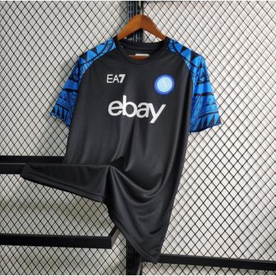 Maillot Scc Napoli dentrainement Noir 23/24