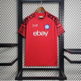 Maillot Scc Napoli d'entrainement Rojo 23/24