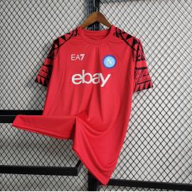 Maillot Scc Napoli d'entrainement Rojo 23/24