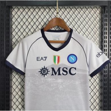 Maillot Scc Napoli Extérieur 23/24 Enfant