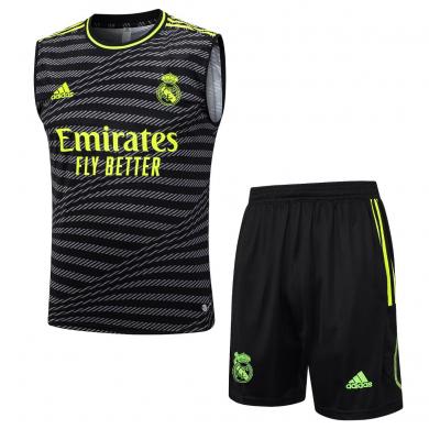 Maillot Sans Manches Real Madrid CF dentrainement Noir 23/24+ Pantalon