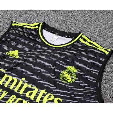 Maillot Sans Manches Real Madrid CF dentrainement Noir 23/24+ Pantalon