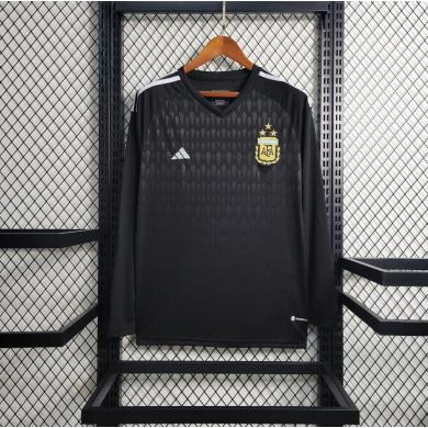 Maillot Argentine Noir 23/24 Manches Longues