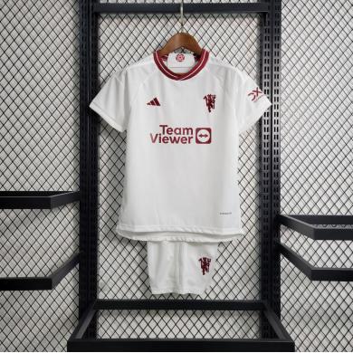 Maillot Manchester United Fc Third 23/24 Enfant