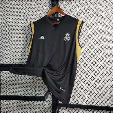 Maillot Sans Manches Real Madrid Noir dentrainement 23/24