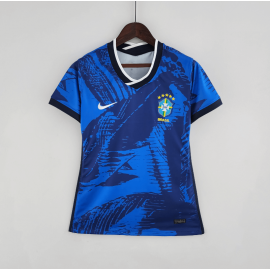 Maillot 2022 Brésil Clásica Bleu Femme