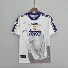 Maillot Retro Real Madrid Champions League 7 Champions Edición Conmemorativa 97-98