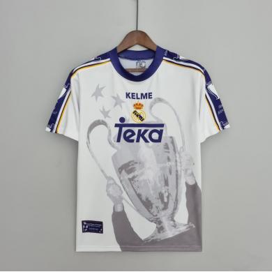 Maillot Retro Real Madrid Champions League 7 Champions Edición Conmemorativa 97-98