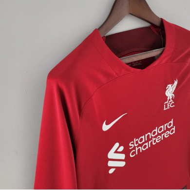 Maillot Liverpool Domicile 22/23 Manches Longues