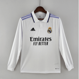 Maillot Real Madrid Domicile 22/23 Manches Longues