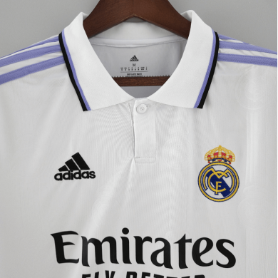 Maillot Real Madrid Domicile 22/23 Manches Longues