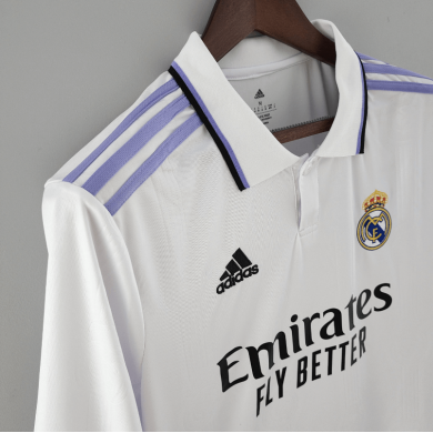 Maillot Real Madrid Domicile 22/23 Manches Longues