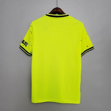 Maillot Manchester United FC European Training 2020-2021-Vert Fluorescente