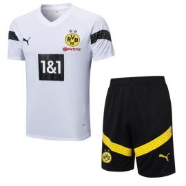 Maillot Borussia Dortmund Training Kit Blanc 22/23 + Pantalone