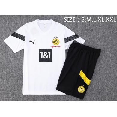 Maillot Borussia Dortmund Training Kit Blanc 22/23 + Pantalone