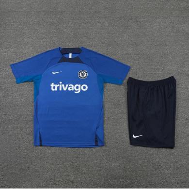 Maillot Chelsea FC dentrainement Bleu 22/23 +Pantalones