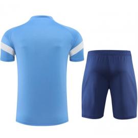 Maillot Manchester City d'entrainement 22/23 Bleu+ Pantalon