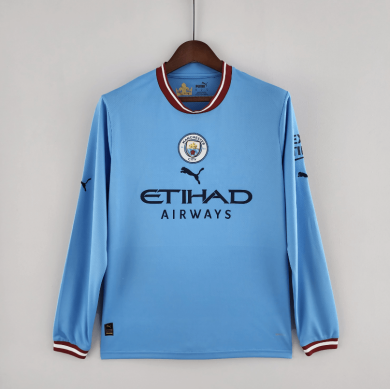 Maillot Manchester City Primera Equipacion 2022/2023 Manches Longues